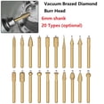 thumbnail image 5 of Lefu 6mm Shank Vacuum Brazed Diamond Burr Head Grinding Rotary File For Stone Steel, 5 of 5