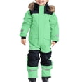 thumbnail image 1 of JMYHOAM Snow Suits Enfants Filles Garçons Combinaisons de Neige Colorées Vestes Combinaisons d'Hiver, 1 of 2