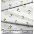 thumbnail image 2 of Soimoi polyester Crepe Fabric Leaves & Floral Artistic Fabric Prints By Yard 52 Inch Wide, 2 of 5