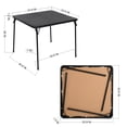 thumbnail image 2 of Homy Casa Black Folding Card Table Drawing Supplies for Various Home Activities, Easy Storage Solution, 2 of 5