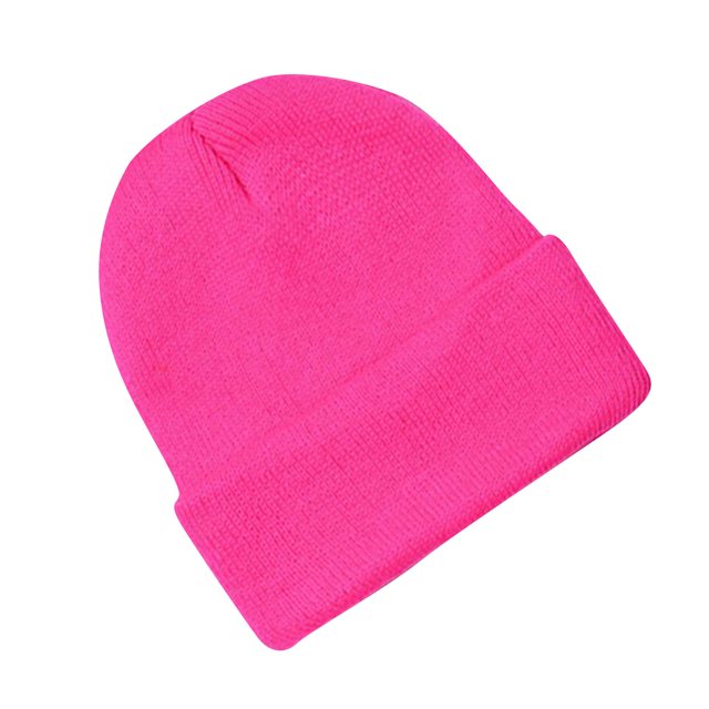 Pisexur Baby Hats Solid Color Ribbed Knit Beanie Hats Fashion Fall Winter Warm Soft Skull Caps for Age 0-3 Years