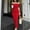 Red, variant on Summer Savings ! PEZHADA Summer Dresses for Women ,Off The Shoulder Dresses for Women,Fashion Sexy Short Sleeve Strapless Backless Tube Top Evening Long Dress Blue