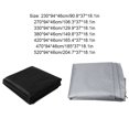 thumbnail image 3 of relayinert Dustproof Cover Premium Waterproof Protection For Boat Polyester Waterproof Cover Boat Cover Waterproof And Dustproof silver 420*94*46cm 1Set, 3 of 6