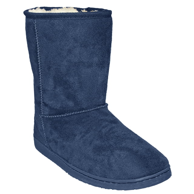 Women's Dawgs 9-inch Microfiber Boots Navy Size 11