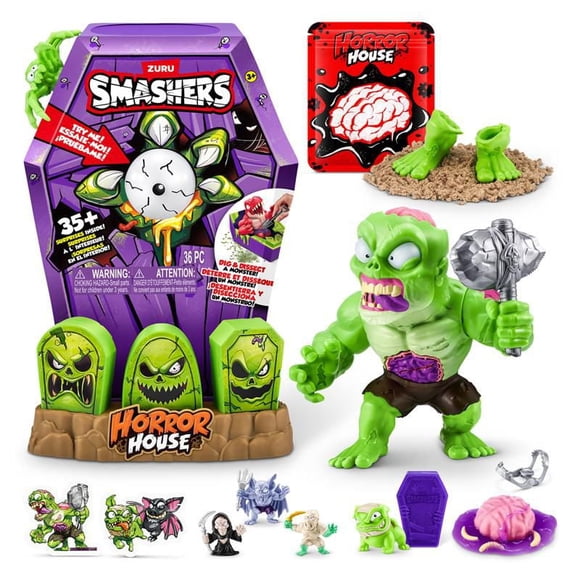 Smashers Mega Horror House de ZURU, jouet interactif, jouet à collectionner pour enfants et adolescents