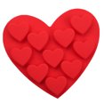 thumbnail image 2 of Vaidha Heart Shaped Chocolate Molds Candy, DIY Baking Trays 10-Cavity, 2 of 2
