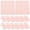 Rose, variante sur Shisuyan Pochettes à Bulles pour Emballage Plastique Rose 60 Pcs 3.9X3.9X0.2In