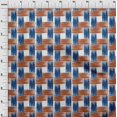 thumbnail image 3 of oneOone Tissu Tabby en Soie, Imprimé Ikat, 42 Pouces de Large, 3 of 4