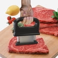 thumbnail image 4 of EGNMCR Kitchen Gadgets, Kitchen Appliances Meat Tenderizer With 48 Stainless Steel Blades Tenderizing Steak Chicken Beef Fish Pork Removable And Washable Tenderizer meat tenderizer, 4 of 5