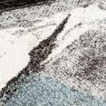 thumbnail image 4 of LaDole Rugs Tapis Turquoise Bleu Ciel et Noir Abstrait pour Aire, 4 of 6