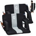 thumbnail image 1 of Garvee 20.5" Wide Stadium Seats with Back Support, 6 Adjustable Angle, Pockets, Cup Holders, Gray, 1 of 7