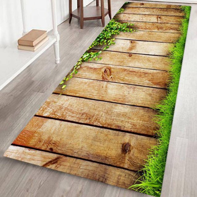 Runner Rugs with Rubber Backing Non Slip Absorbent Resist Dirt Entrance Rug Soft Area Rug Thickened Flannel Area Rug Nursery Rug Bedroom Living Room Home Kitchen Hallway Laundry Carpet