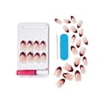 thumbnail image 4 of KISS Salon Acrylic French Color - Catchy, Red French, Almond, Medium, 4 of 9