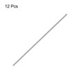 thumbnail image 3 of Uxcell Tige Ronde Pleine en Acier Inoxydable 304 de 17,72 x 0,06 Pouces pour Bricolage 12 Pcs, 3 of 4