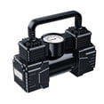 thumbnail image 1 of 12V Portable Double Cylinder High Pressure Car Tire Inflator Air Compressor Pump With Analog Gauge For Vehicles Bikes Balls, 1 of 9