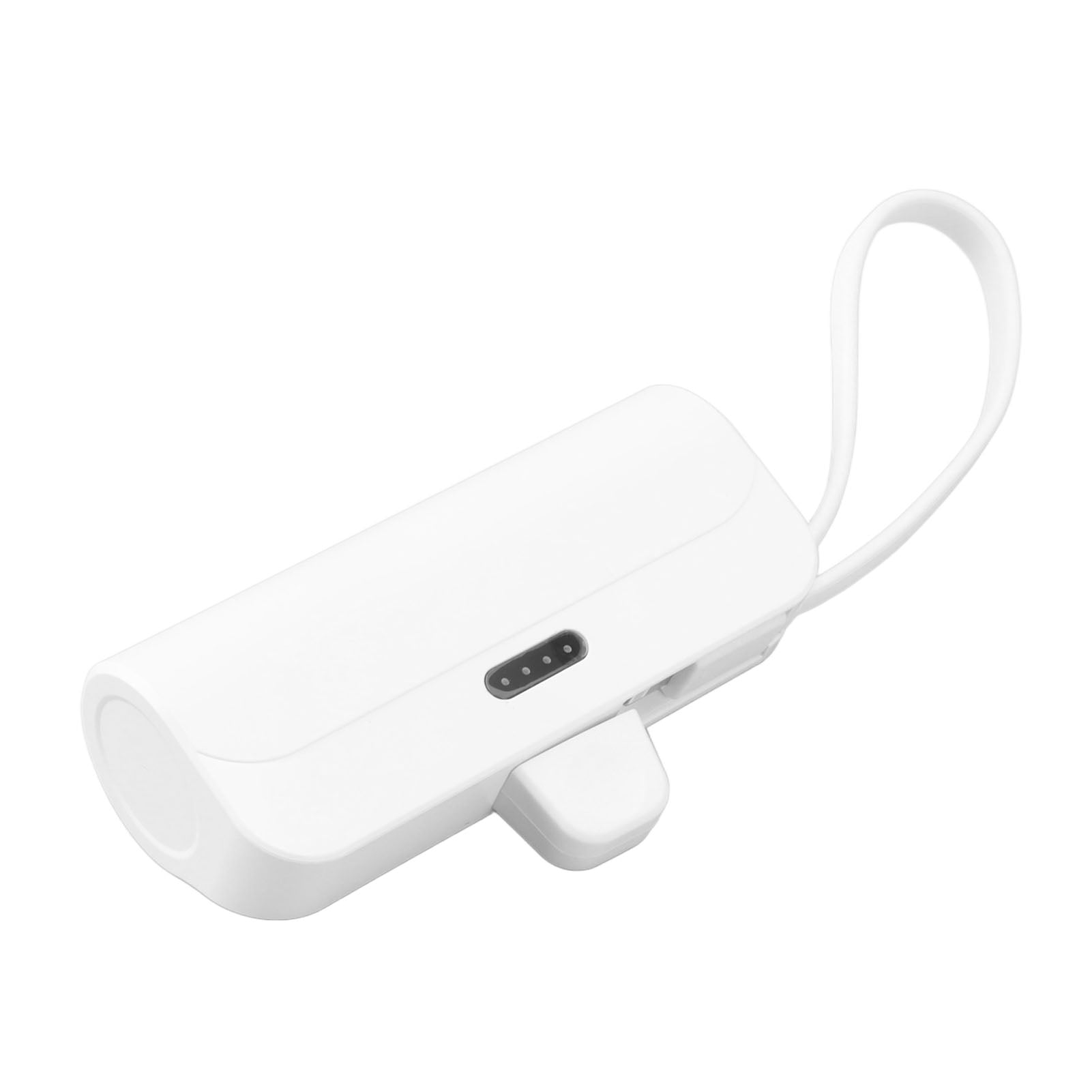 Mini Fast Charging Power Bank Mini Portable Charger Multifunction Built in Cable for IOS Interface Type C 2 in 1 Mini USB C Power Bank for Emergency