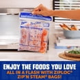 thumbnail image 4 of Sacs de Marque Ziploc® Zip-Vapeur, Sacs pour cuisson à vapeur, 10 sacs, 4 of 8