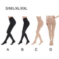 thumbnail image 4 of Compression Pantyhose, Graduated Support Compression Tights, Varicose Veins Compression Stockings for Circulation. Naked exposed toe XXL, 4 of 6