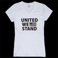 thumbnail image 1 of Rapid Dominance GS2-788-WHT-05 T-Shirt Graphique à Manches Courtes à Col en V pour Femmes United We, Blanc - 2X, 1 of 1