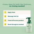 thumbnail image 2 of Earth Rated Rinse-Free Dog Shampoo, All Coat Types, Waterless, Cucumber Mint Scent, 2 of 6