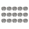 thumbnail image 1 of Unique Bargains 681K Roulements à Billes 1mmx3mmx1mm Acier Chromé Type Ouvert Lot de 15, 1 of 7