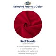thumbnail image 2 of Ultimate Sack 5ft Bean Bag Chair and Footstool, Oversized Lounger, Red Suede, 2 of 6