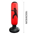 thumbnail image 4 of Inflatable Boxing Punching Bag - 160cm 63" PVC Sand-Filled Training Bag for MMA, Fitness & Home Gym Workouts - Includes Air Pump & Repair Kit, 4 of 4