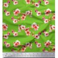 thumbnail image 1 of Soimoi Tissu Poly Georgette Imprimé Floral Fleur 1 Yard 42 Pouces de Large, 1 of 5