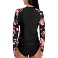 thumbnail image 5 of BeautyIn Femmes Manches Longues UPF 50+ Protection Solaire Maillot de Bain Maillot Dermoprotecteur, 5 of 5
