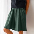 thumbnail image 3 of Plebaso Casual Shorts Womens High Waisted Wide Leg Shorts Loose Solid Color Summer Shorts with Pockets, 3 of 6