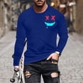 thumbnail image 2 of Birdeem Haut Imprimé à Manches Longues pour Homme Haut/chemise à Manches Longues à Col Rond, 2 of 4