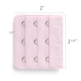 thumbnail image 3 of INSPIRE CHIC Rallonges de Soutien-Gorge pour Femmes à 3 Crochets 3 Rangées Bretelle de Soutien-Gorge Extensible Boucle Crochets Bande de Soutien-Gorge Bleu Ciel-Rose Pâle 10, 3 of 5
