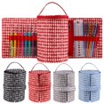thumbnail image 2 of Crochet Hook Set with Bag Portble Knitting Needles Set Bag Removable Knitting Tote Bag for Sewing Tools Accessories Gift, 2 of 6