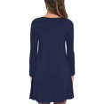 thumbnail image 4 of Women‘s DressesCrewneckCocktail PartyLoose Dress, 4 of 6