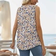 thumbnail image 5 of LSLJS Débardeurs pour Femmes T-shirt Ample Confortable à Col en V Imprimé Mode pour Femmes Blouse Sans Manches Hauts Décontractés, 5 of 5