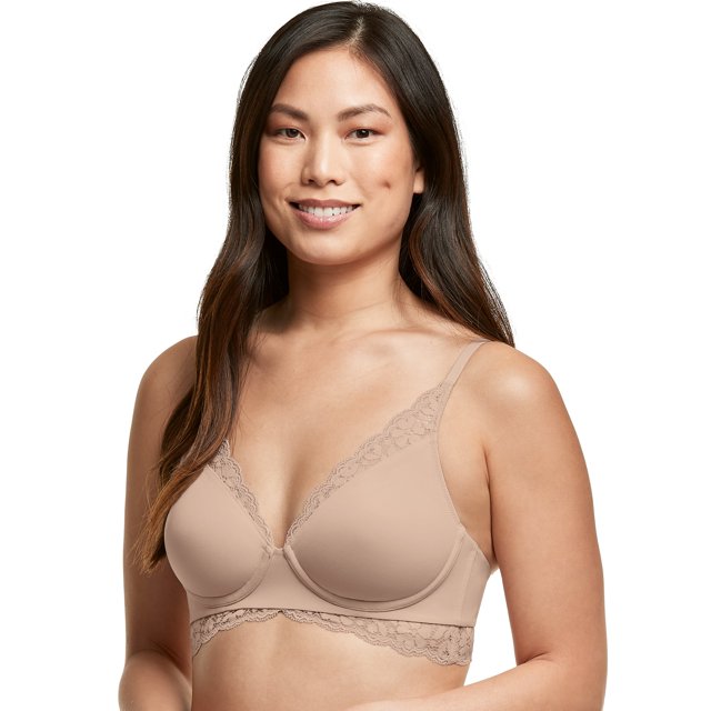 Maidenform Womens Pure Comfort Convertible Wireless Bralette, 38D