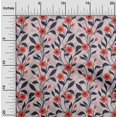 thumbnail image 2 of oneOone Velvet Red Fabric Floral Sewing Craft Projects Fabric Prints By Yard 58 Inch Wide, 2 of 4