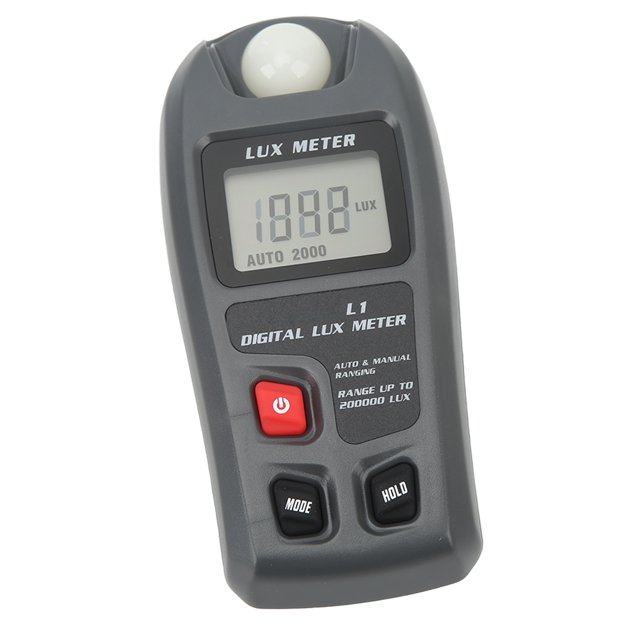 Compteur de Lumière, Opération Facile Rétention de Date 0.01-20000Fc Haute Précision Illuminomètre pour Test
