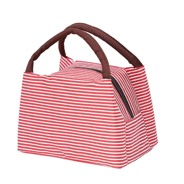 Food Storage Portable Bag Thermal Bag for Lunch - Insulated Reusable Lunch Storage Ideal for Work and School Pattern