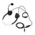 thumbnail image 1 of Casque Téléphonique, Réduction de Bruit Volume Réglable Casque de Service Client Binaural Ultra Léger Doux avec Micro pour Bureau, 1 of 8