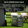 thumbnail image 2 of Eco Play 3600W Solar Generator, LiFePO4 Battery Backup for Power Outage, Winter Storm Emergency Power Source for Furnace, Heater, Fridge & CPAP (Fast Charging), 2 of 7
