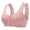 Pink, variant on Bras for Women, Front Closure Bras for Women No Underwire Padded Wireless Supportive Bra Everyday Bra Push up Bra for Mom Grandma