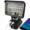 thumbnail image 3 of 3/5/8 Inch LED Work Light for Makita 14.4/18V Lithium Super Bright Adjustable Jobsite Light with USB Port Portable Handheld Flashlight for Camping Hiking Emergency, 3 of 9