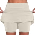 thumbnail image 1 of QIPOPIQ Jupe-Short de Performance Active pour Femmes Jupe Légère pour Course Tennis Golf Entraînement Sports Liquidation, 1 of 2