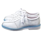 White Bowling Shoes For Men Women Unisex Sports Beginner Bowling Shoes Sneakers