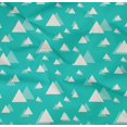 thumbnail image 5 of oneOone Organic Cotton Poplin Twill Fabric Triangle Geometric Print Fabric BTY 42 Inch Wide, 5 of 5