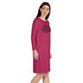 thumbnail image 2 of Inkmeso Educated Motivated Vaccinated T-Shirt Funny Pro Vaccine Boat Neck Dress, 2 of 8