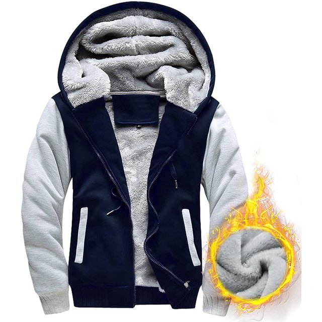 Mikilon Veste Décontractée Ample pour Hommes Automne et Hiver Couleur Unie