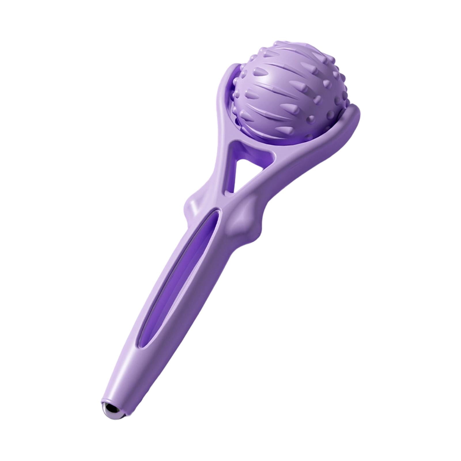 lionlar Massage Roller Self Massage Tool Textured Trigger Point for Fitness Effective Lightweight Compact for Leg Easy Grip Portable Purple