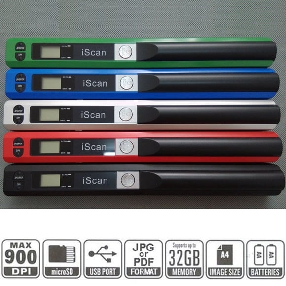 New I Scan  handyscan Mini USB 2.0 Hand Held A4 Photo Book Color Scanner 900DPI GL